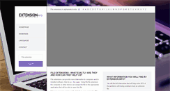 Desktop Screenshot of extension.info