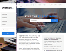 Tablet Screenshot of extension.info