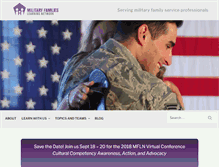 Tablet Screenshot of militaryfamilies.extension.org