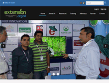 Tablet Screenshot of extension.org.bd